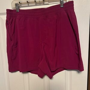 lululemon athletica Fuchsia Athletic Shorts